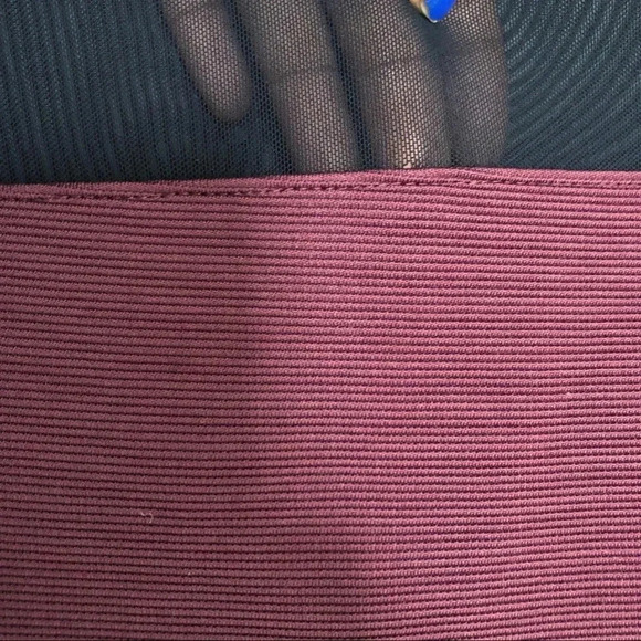 🍁 H&M | Purple Sheer or Mesh Waist Bodycon Dress - Picture 5 of 5